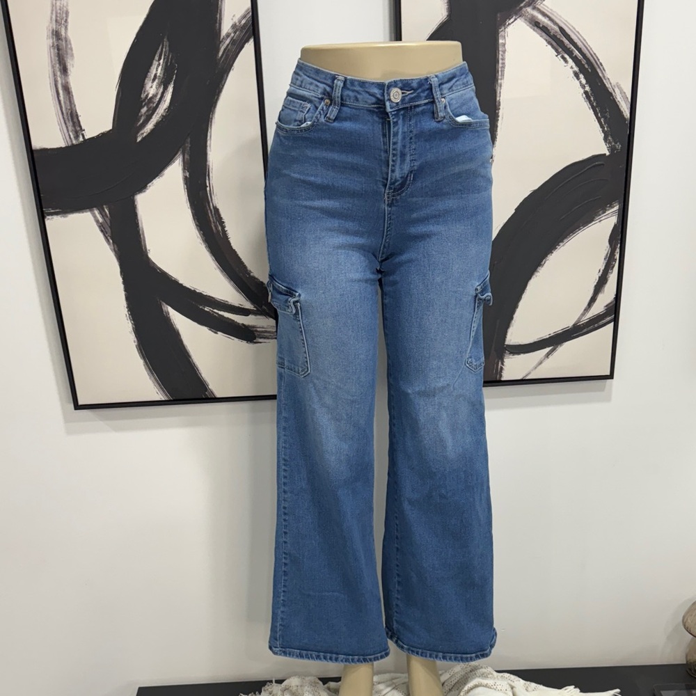 YMI Women's Flare Blue Jeans